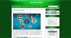 Desktop Screenshot of inspectionsoftware.info