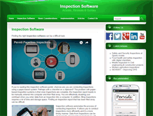 Tablet Screenshot of inspectionsoftware.info